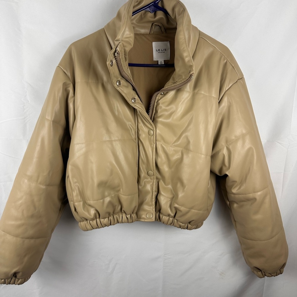 Le Lis Beige Puffer Jacket for Women